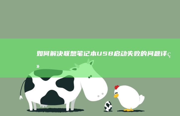 如何解决联想笔记本USB启动失败的问题：详细指南 (如何解决联想电脑蓝屏错误)