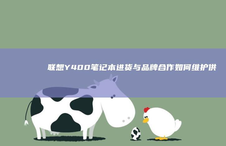 联想Y400笔记本进货与品牌合作：如何维护供应商关系及提升市场竞争力 (联想y400笔记本配置)