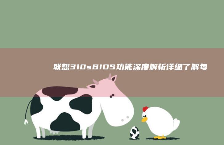联想310s BIOS功能深度解析：详细了解每一项设置的作用 (联想310s-14isk)