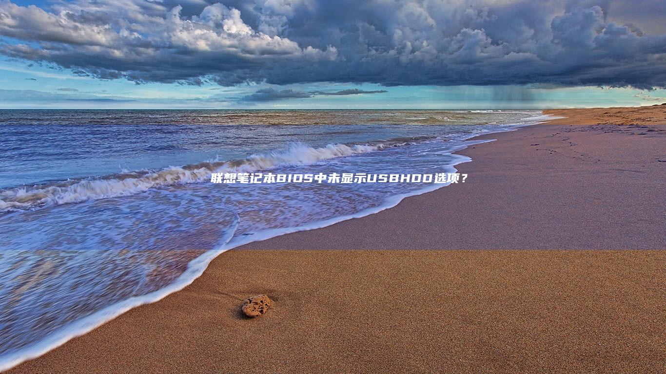 联想笔记本BIOS中未显示USB HDD选项？快速排查与解决方法！ (联想笔记本bios怎么进入)