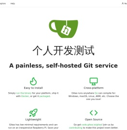 个人开发测试