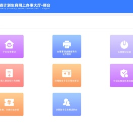 河北省邢台市计划生育网上办事大厅