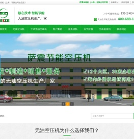 无油螺杆鼓风机