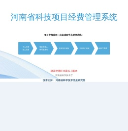 河南省科技项目经费管理系统