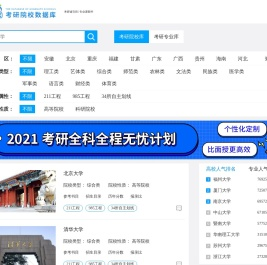 考研院校数据库