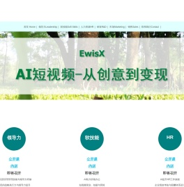 EwisX面向职业人士的公开课