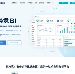 跨境电商卖家必备的自助分析工具