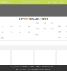 武汉爱之家长丰二手车市场