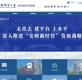 安徽财经大学本科招生信息网
