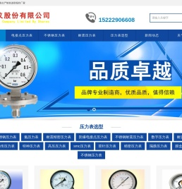 电接点压力表