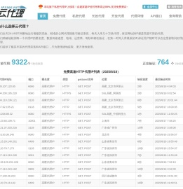 免费代理IP