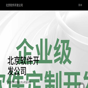 北京软件定制公司
