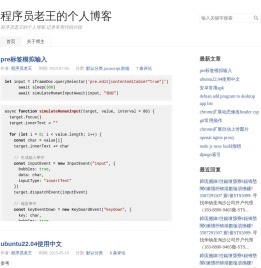 程序员老王的个人博客