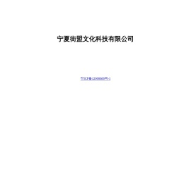 宁夏街盟文化科技有限公司
