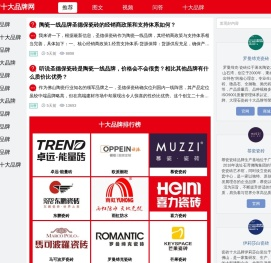 建材家居十大品牌