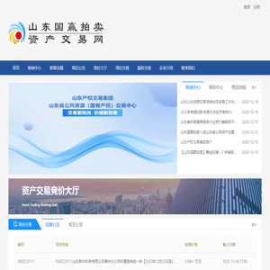 山东国赢拍卖资产交易网