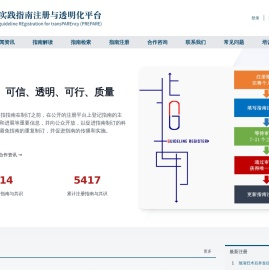 国际实践指南注册与透明化平台