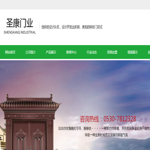 菏泽非标门,精品庭院门,高端锌铁合金门