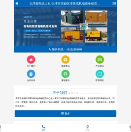 天津发电机出租