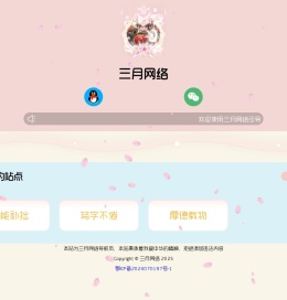 三月网络引导页