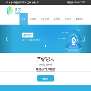 儒芯微电子材料（上海）有限公司