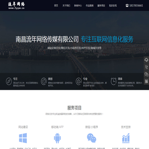 江西省南昌市专业制作网站网页高端网站建设网络设计互联网信息化服务类