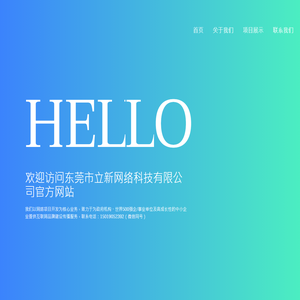 东莞市立新网络科技有限公司