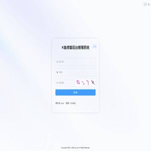 K鱼博客后台管理系统