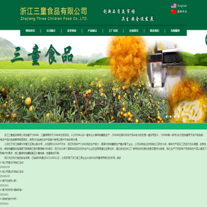 浙江三童食品有限公司,浙江三童食品,三童食品,三童粒粒橙,三童胡柚粒,三童果粒橙浆,三童柑果皮