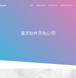 重庆软件外包公司