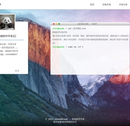 熊猫软件开发记录