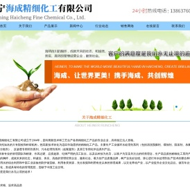 济宁海成精细化工有限公司,节能产品,臭味剂,复合药剂类,预膜剂系列,絮凝剂系列,造纸化学品系列,缓蚀阻垢剂系列,杀菌灭藻剂系列,反渗透阻垢专用药剂系列,阻垢分散剂单体类,聚羧酸系列,有机磷系列,不含磷环保单体,铜缓蚀剂,酸洗缓蚀剂,灭藻剂,煤矿用化学品,氯化锌