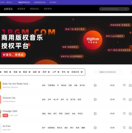 「版权音乐」商用罐头视频广告背景音乐授权购买
