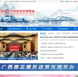 广西柳州市投资促进局网站