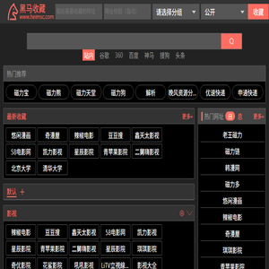 黑马收藏