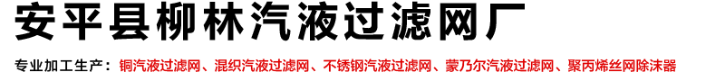 汽液过滤网