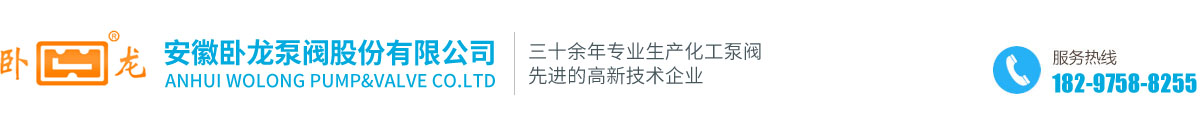 安徽卧龙泵阀股份有限公司